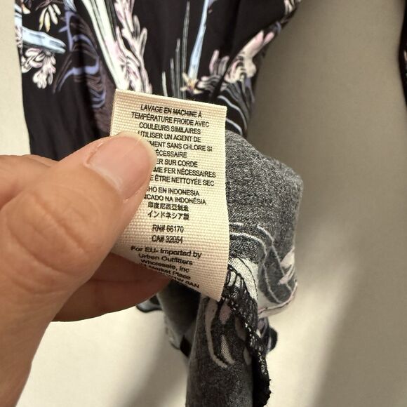 Free People Clear Skies Tunic Top Dress Medium Cold Shoulder Beachy Boho Summer - Picture 7 of 10